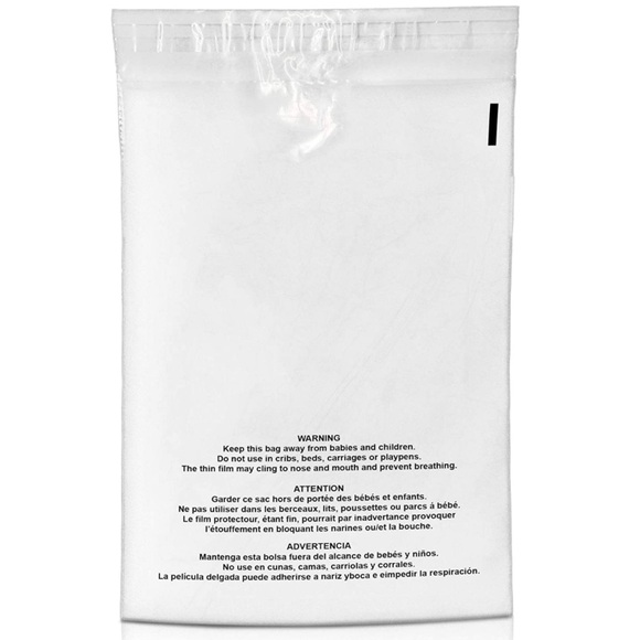 200 8x10 Clear Poly Bags Self sealing Craft bag Variety Pack - clear mailers - Picture 6 of 7